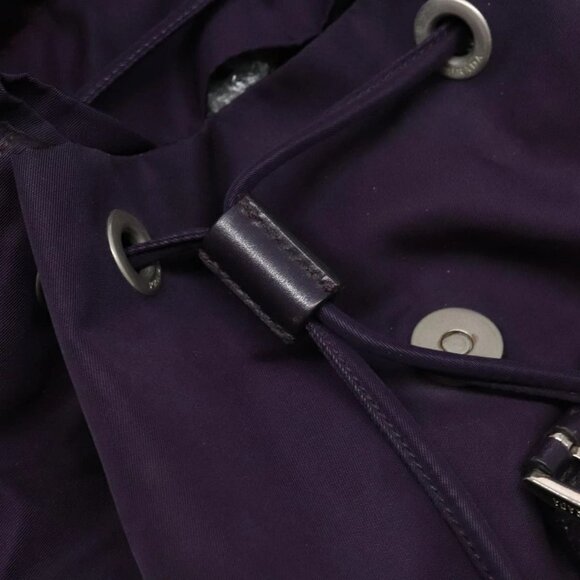 PRADA Backpack Nylon Purple Auth 83697 - Picture 14 of 16